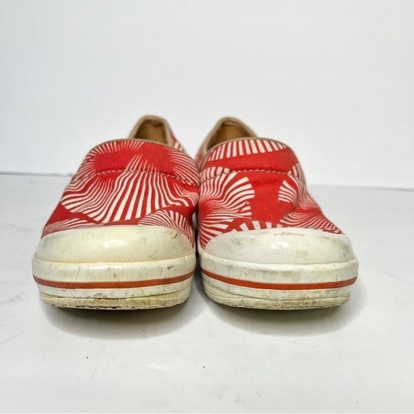 Dansko Red White Fabric Clogs Mules Size 38 Women’s 8 - Picture 2 of 3